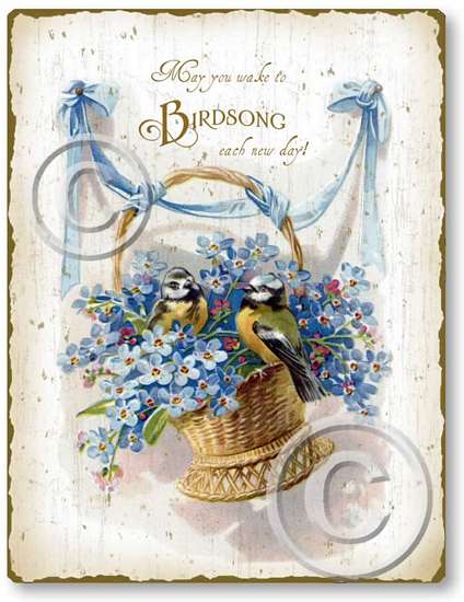 Item 475 Wake to Birdsong Wall Plaque