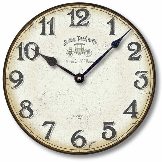 Item C8118 Vintage Style Mercantile Clock