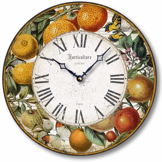 Item C8206 Citrus Fruits Clock