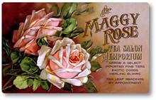 Item 105 Victorian Pink Rose Tea Room Sign