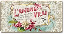 Item 10617 Vintage Style Perfume Label Plaque