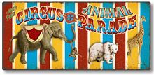 Item 7720 Vintage Style Circus Animal Plaque