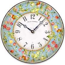 Item C1751 Vintage Style Summer Berries Wall Clock
