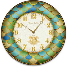Item C1819 Vintage Style Mermaid Wall Clock
