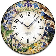 Item C2120 Nature's Blue Gems Wall Clock