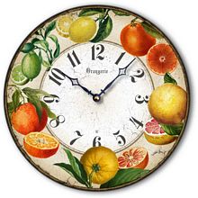 Item C2831 Oranges Lemons and Limes Wall Clock