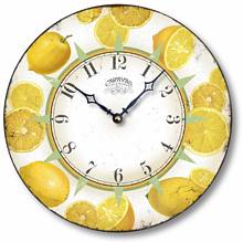 Item C6601 Refreshing Yellow Lemons Clock