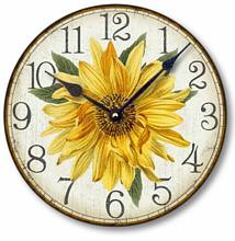 Item C8303 Vintage Style Sunflower Wall Clock