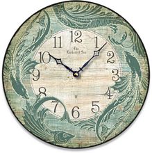 Item C8370 Antique Style Fantasy Fish Clock