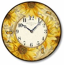 Item C8829 Vintage Style Sunflower Wall Clock