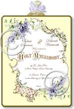 Item M302 Victorian Wedding Certificate Plaque